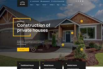 construction company website, contractor website remodeling, plumbing website