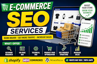 ecommerce SEO for shopify, woocommerce, and online stores