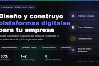 desarrollaré tu plataforma de gestión empresarial