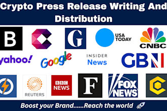 crypto press release writing distribution on top crypto sites