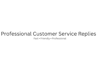provide professional customer service replies and templates