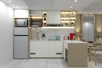 create professional interior design concept and 3d visualization