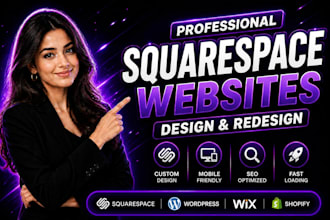 build squarespace website development