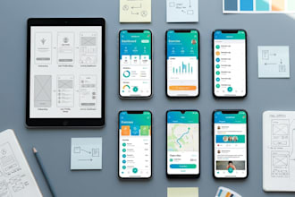 design app UI UX wireframes and prototypes