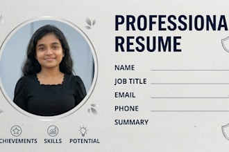 design professional ats resume and CV