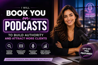 book you on podcasts to build authority and attract more clients