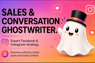 write facebook and instagram sales content