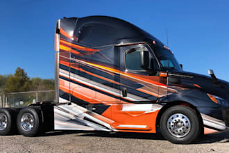 design vehicle wrap and truck decals