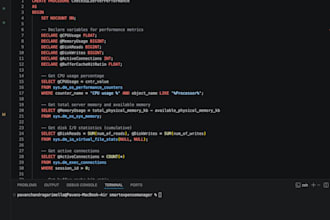 design your sql server database and write t sql queries and stored procedures
