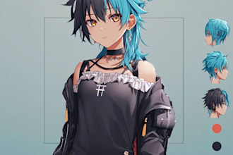design anime character art