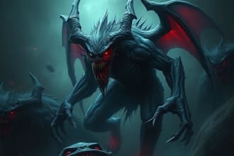 paint your dark fantasy creature