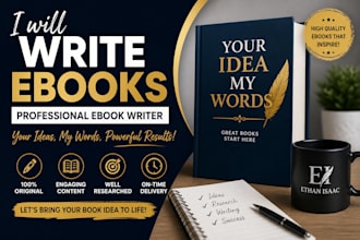 write ebook, ghostwrite ebook, professional ebook writer