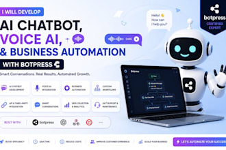 develop ai chatbot, voice ai, and business automation with botpress