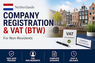 register your company and vat in the netherlands, dutch btw