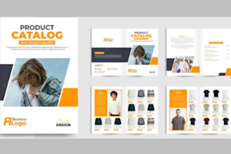 design product catalog lookbook brochure catalogue magazine layout for marketing