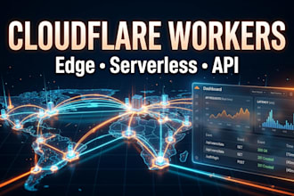 build cloudflare workers, edge functions, serverless API and automation