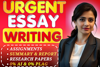 do urgent essay writing as an essay writing expert