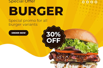 design eye catching social media posts for restaurants
