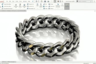 design smart ring wearable device 3d cad enclosure prototype solidworks modeling