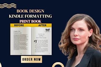 do book formatting, paperback formatting and layout book design