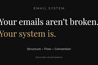 fix the structure behind the email systems