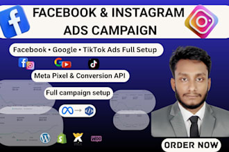 manage meta ads, google ads and tiktok campaigns
