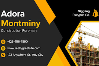 do modern and premium  business card design