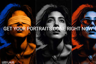 create cinematic surreal ai portraits with bold color contrast
