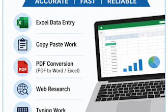 do fast and accuraate data entry work for you