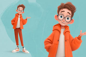 design a custom cartoon, mascot character for any purpose