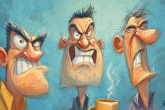 draw nice cartoons and caricatures