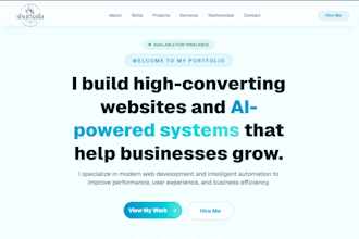create a portfolio that showcases your skills and projects