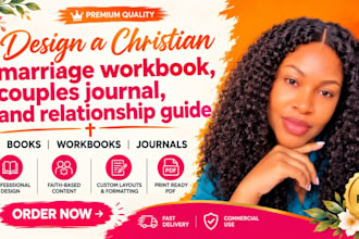 design a christian marriage workbook, couples journal, and relationship guide