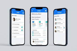 create clean UI UX for startup mobile apps
