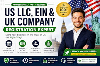 do US llc registration, ein, and UK company registration
