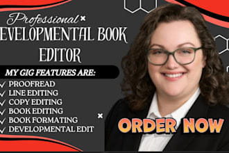 developmental edit and proofread your fiction novel, children book or memoir