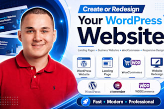 build rebuild or redesign your custom ai wordpress website
