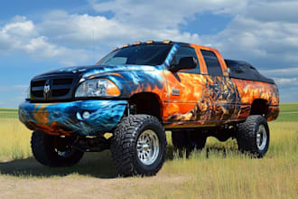 van wrap design, car wrap design, vehicle wrap