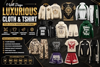 develop professional apparel designs for clothing production