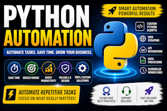 build advanced python automation systems for scraping, apis, and workflows