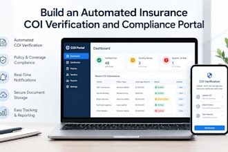 build an automated insurance coi verification and compliance portal