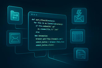automate your tasks using python scripts, bots, and workflows