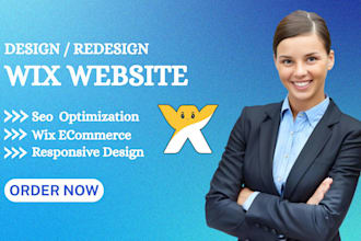 build wix website, design wix or redesign wix website