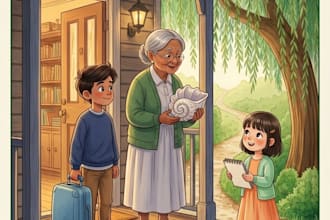 design a beautiful childrens storybook and layout