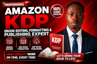 do kdp ebook editing, amazon KDP book formatting, and amazon KDP book publishing