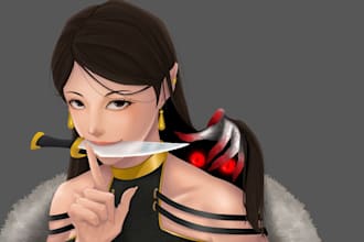 draw fan arts, oc, sfw and nsfw