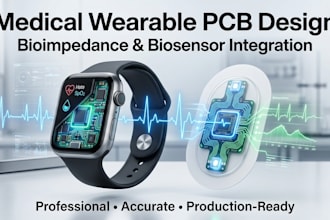 design medical wearable pcb with bioimpedance and biosensor integration