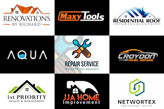 do plumbing, handyman, plumber, electrical, hvac oil gas real estate solar logo