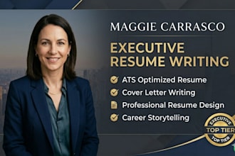 write a professional executive resume for directors and vps