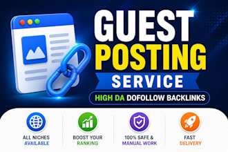do guest posting with high da dofollow backlinks
